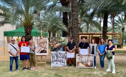 Blai Tomás Ibáñez gana el I Concurso Internacional de Pintura ‘Palmeral de Orihuela’