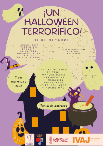 Albatera, evento: Fiesta de disfraces para los más pequeños de entre 5 y 13 años, dentro de los actos de 'Halloween' organizados por el Ayuntamiento