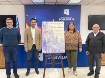 Torrevieja, evento: Charamita inclusiva con Lily y su comparsa de Gigantes y Cabezudos, dentro de los actos de las fiestas patronales en honor a La Purísima Concepción 2022 organizados por la Concejalía de Fiestas