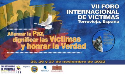 Ciudadanos de 23 países participarán en el VII Foro Internacional de Víctimas