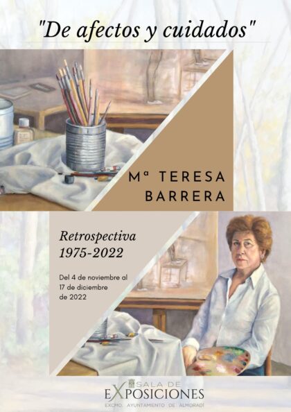 Almoradí, evento: Exposición 'De afectos y cuidados' de la artista María Teresa Barrera, organizada por el Ayuntamiento