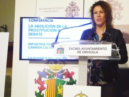 Carmen Calvo ofrecerá en Orihuela la conferencia 'La abolición de la prostitución a debate'