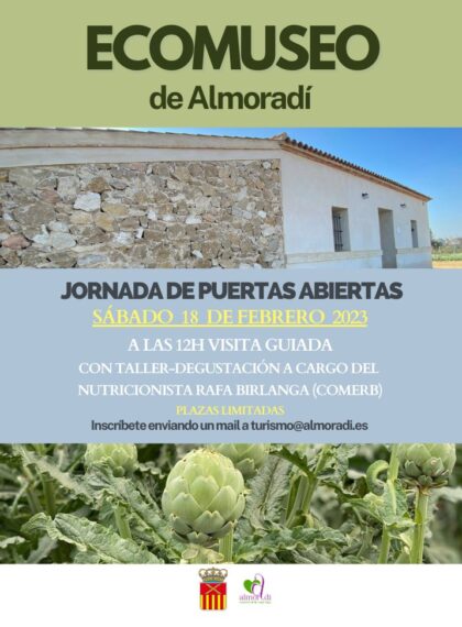 Almoradí, evento: Jornada de puertas abiertas al Ecomuseo con visita guiada y taller-degustación, organizada por la Concejalía de Turismo