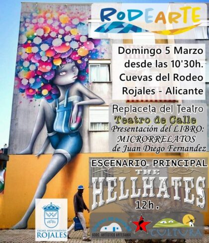 Rojales, evento: Inauguración del nuevo mural alusivo al cante flamenco y a las Cuevas del Rodeo, organizada por la Concejalía de Cultura