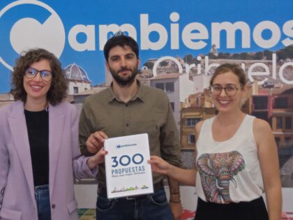 'Sumar para avanzar', lema del programa electoral de Cambiemos Orihuela para disputar la alcaldía este 28M 'Sumar para avanzar', lema del programa electoral de Cambiemos Orihuela para disputar la alcaldía este 28M