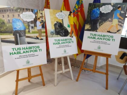 El Ayuntamiento advierte que el mal uso de las papeleras puede suponer un problema de salubridad pública