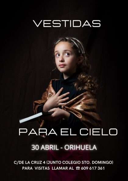 Orihuela, evento cultural: Exposición de pintura 'Vestidas para el cielo', de la artista madrileña Yael Portabales, organizada por Ana Gómez Pardo