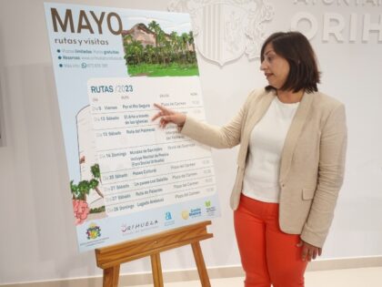 Orihuela, evento: Reservas para las rutas y visitas turísticas de mayo, organizadas por la Concejalía de Turismo